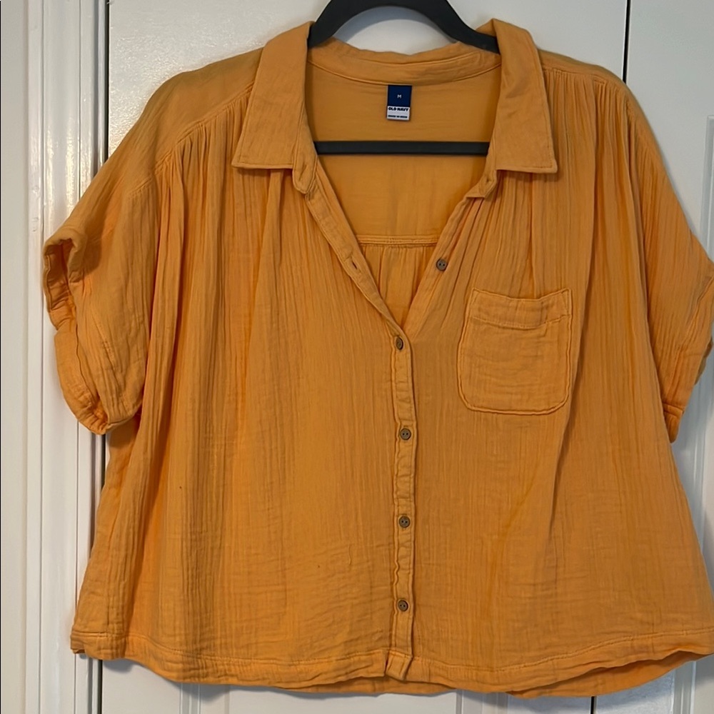 Old Navy Women's Gauze Button-Down Shirt